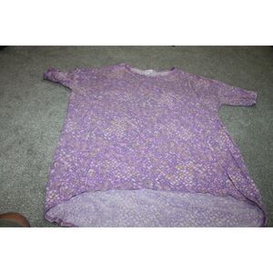 Womens Tunic Top LulaRoe Shirt Tunic Size XL Violet Color